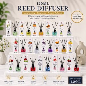 TLOMBEAUTY 120ml Perfume Reed Diffuser