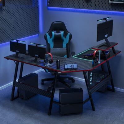 V Shape Gaming Table with Anti-Glare Surface